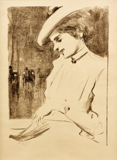 Reading Lady (The Waiting) by Lesser Ury